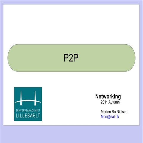 ITET3 Networking P2P | PPT