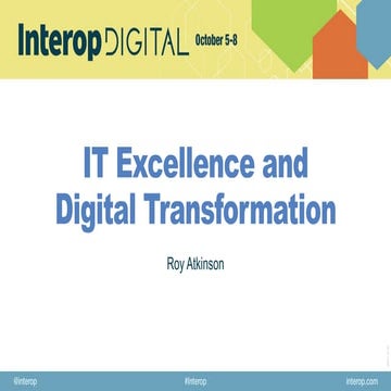 IT Excellence and Digital Transformation