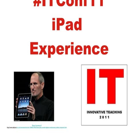 It experience slides