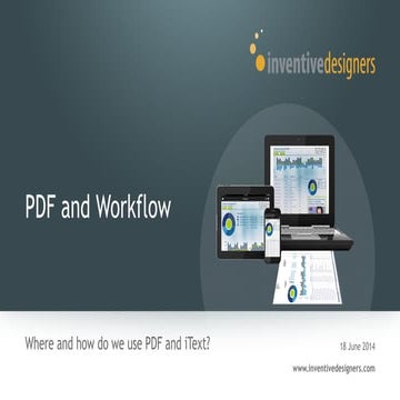 iText Summit 2014: Talk: iText throughout the document life cycle