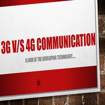 3G V/S 4G