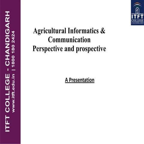 Itft agriculture