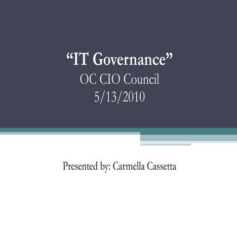 It governance 13 may20102
