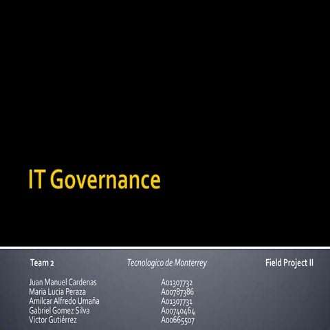 IT Governance Presentation