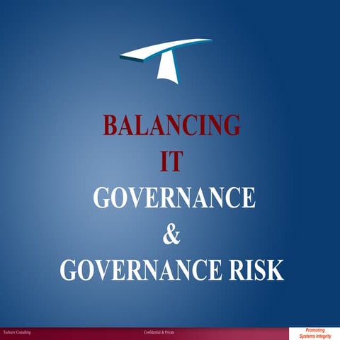 IT Governance Assessment / Audit - Product Solution
