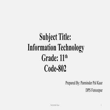 INFORMATION TECHNOLOGY Grade XI Topic NOTES WITH GIVEN EXAMPLESCN.pptx