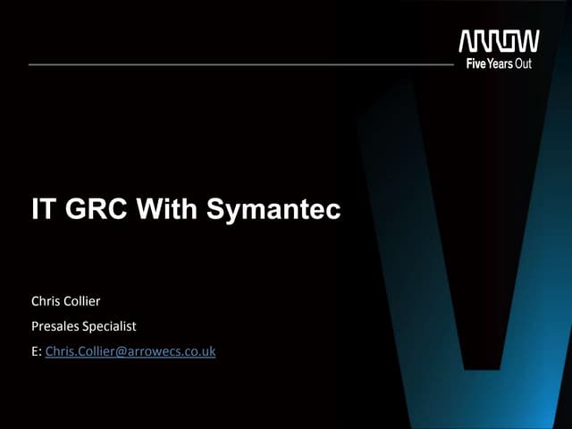 IT GRC with Symantec