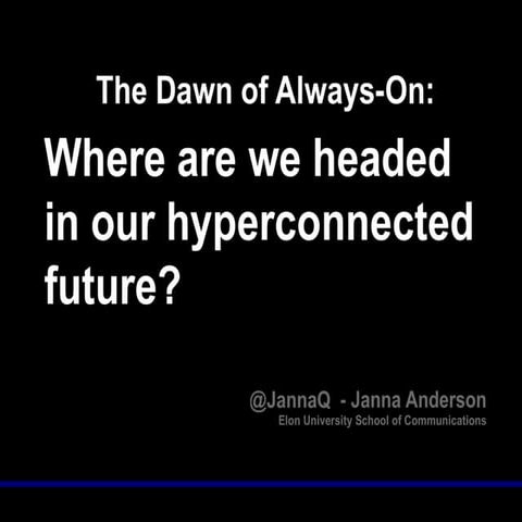 Imagining the Internet mobililty shifts keynote