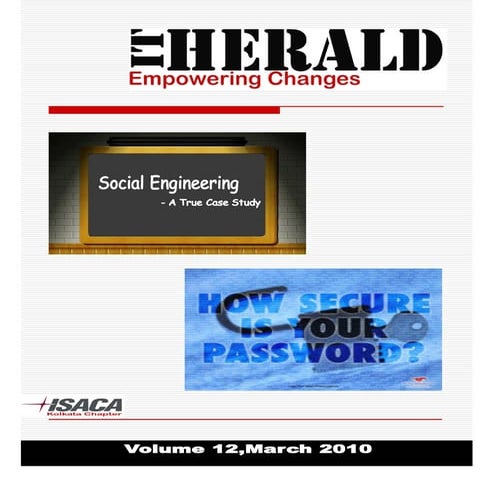 ISACA Kolkata  Newsletter march 2010