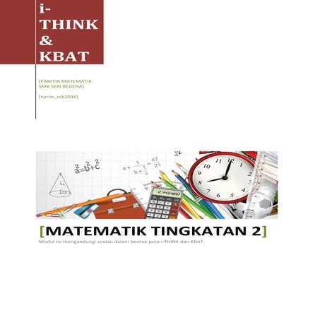 Latihan Ithink and kbat math form 2