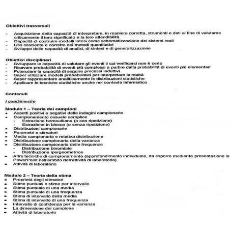ITI Informatica - Statistica