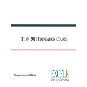 itil certification in Bangalore