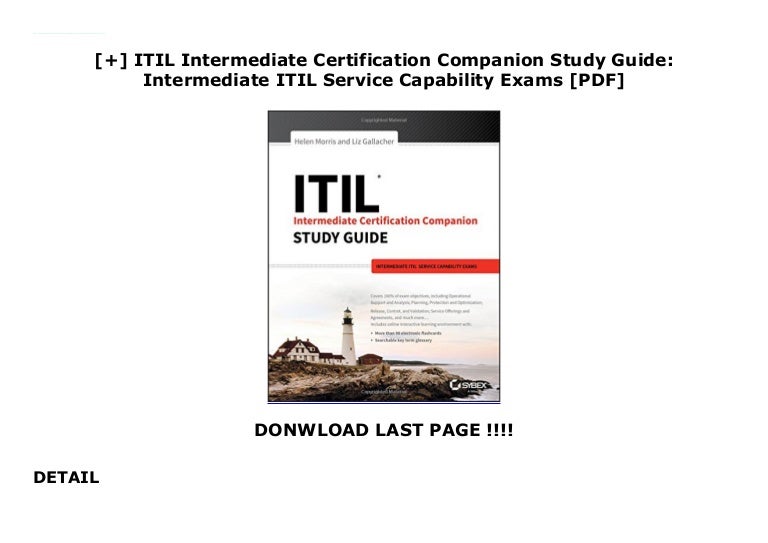 ITIL Intermediate Certification Companion Study Guide: Intermedia…