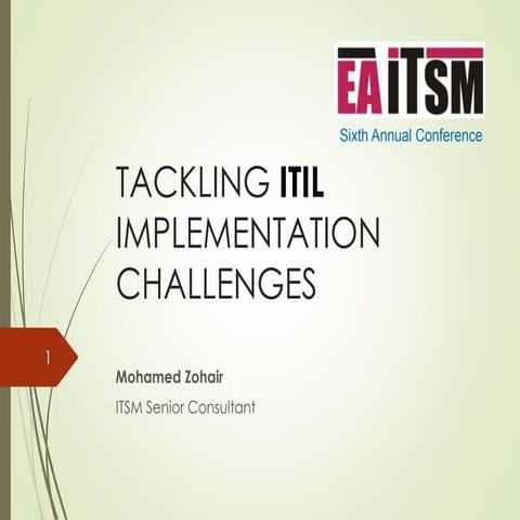 Tackling ITIL Implementation Challenges
