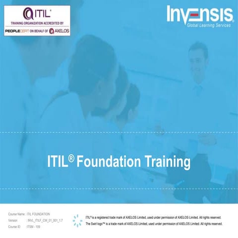 ITIL v4 Foundation course | PDF
