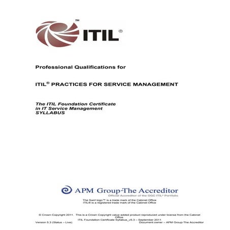 Itil foundation certificate_syllabus_v5.3