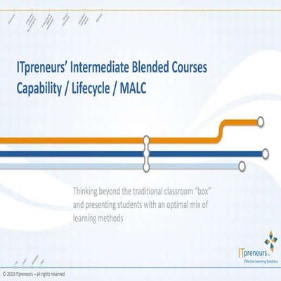 ITIL Intermediate Blended Courses