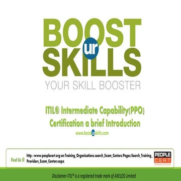 ITIL® INTERMEDIATE CAPABILITY PPO_BOOSTurSKILLS