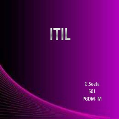 Itil ppt