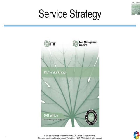 ITIL service strategy