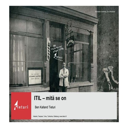 ITIL - mita se on?