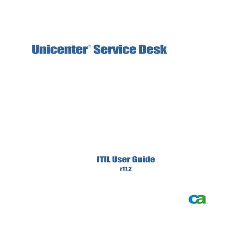 Itil user guide_r11