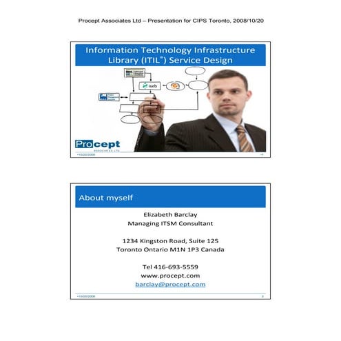 ITILv3 Service Design