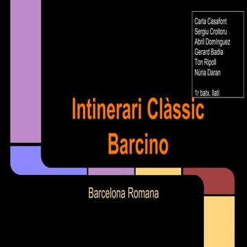 Itinerari clàssic de les Rambles