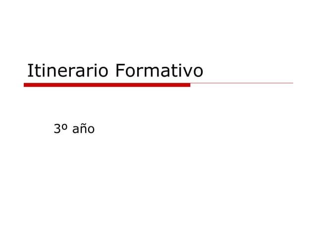 Itinerario Formativo Yanina