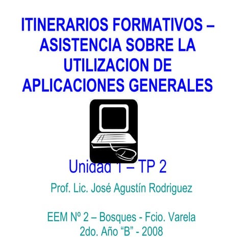 Itinerarios Formativos | PPT