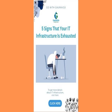 5 Signs That Your IT Infrastructure Is Exhausted