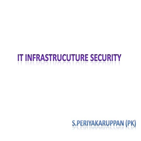 IT Infrastrucutre Security