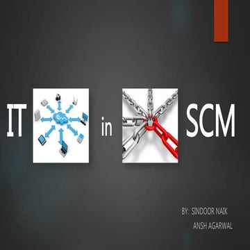 Role of IT in Supply Chain Management