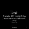 It integration strategy : Example - Approach