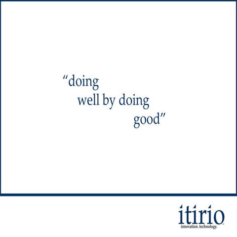 Itirio Non-Profit Excellence 