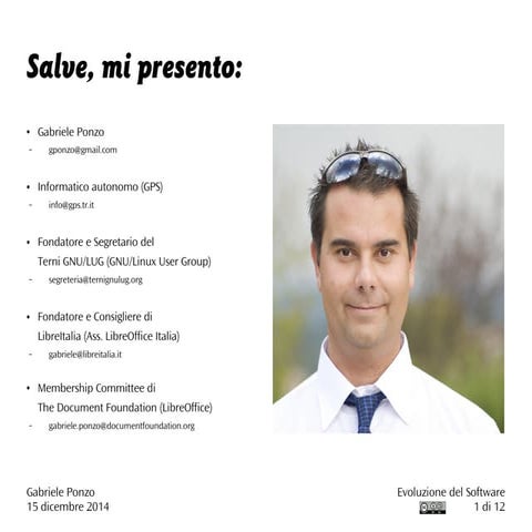 Presentazione Software Libero