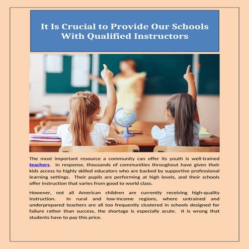 It Is Crucial to Provide Our Schools With Qualified Instructors.pdf