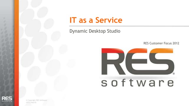 IT is een dienst met de dynamische desktop