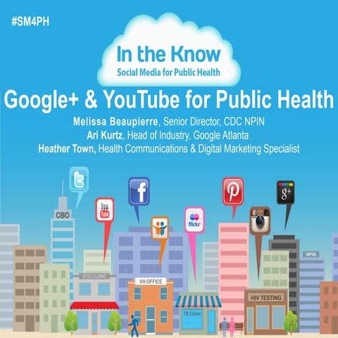 CDC NPIN In the Know: Google Plus & YouTube for Public Health