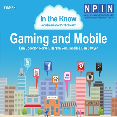 CDC NPIN In the Know: Gaming & Mobile for Public Health Webcast Presentation