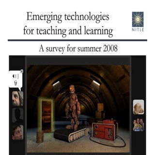 Emerging Technologies for teaching ...
