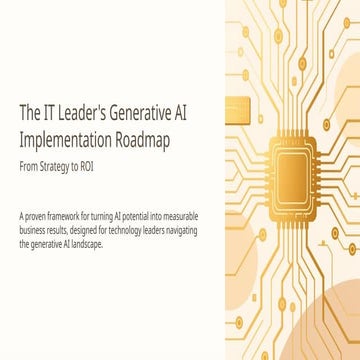 IT Leaders Generative AI Implementation Roadmap