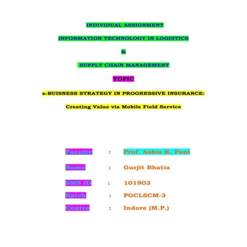 Itlscm  Gurjeet Bhatia - Indore