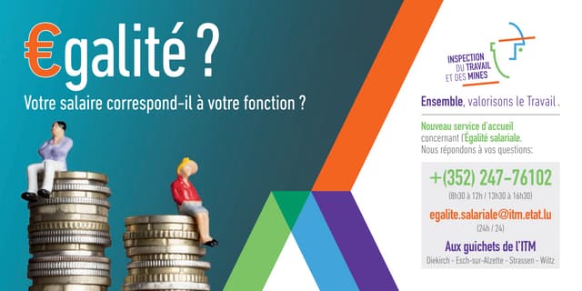 Flyer Service d'accueil pour l'égalité salariale