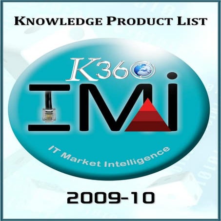 Information Technology lnsights Market Intel   Partial Product List