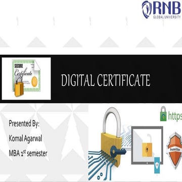 Digital certificate