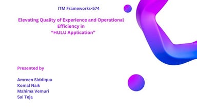 HULU Application SMP