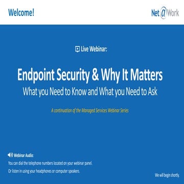 Endpoint Security & Why It Matters!