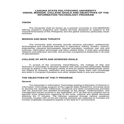 It narrative report part1