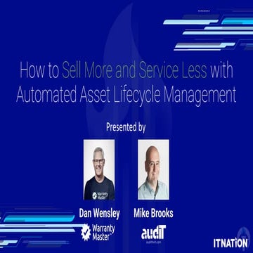 Warranty Master Breakout Session at IT Nation Connect 2019
